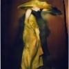 02 Guinevere in yellow dress, Paris 1996